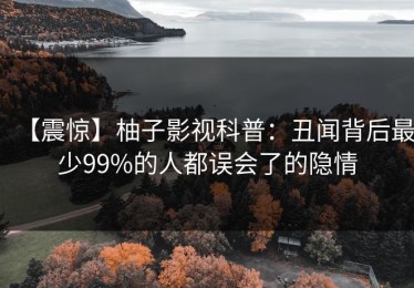 【震惊】柚子影视科普：丑闻背后最少99%的人都误会了的隐情