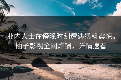 业内人士在傍晚时刻遭遇猛料震惊，柚子影视全网炸锅，详情速看